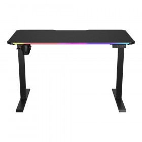 GAMING DESK (โต๊ะเกมมิ่งไฟฟ้า) COUGAR E-ARES 120 - SIZE 1200 x 600 x 730-1180 MM BLACK CGR-E-ARES120