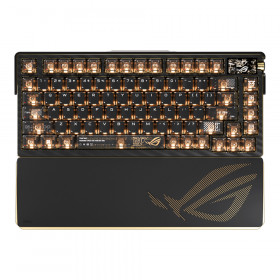 WIRELESS KEYBOARD (คีย์บอร์ดไร้สาย) ASUS ROG AZOTH EXTREME EDITION 20 - ROG NX EDITION 20 SNOW SWITCH RGB EN/TH BLACK M709