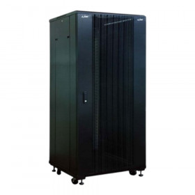 19 INCH WALL RACK (ตู้แร็ค) LINK CH-60627CW DATA CENTER CURVE-WAVE RACK 27U - 60x60x140 CM BLACK