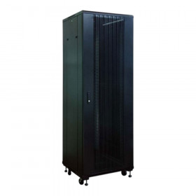19 INCH WALL RACK (ตู้แร็ค) LINK CH-61042CW DATA CENTER CURVE-WAVE RACK 42U - 60x100x207 CM BLACK
