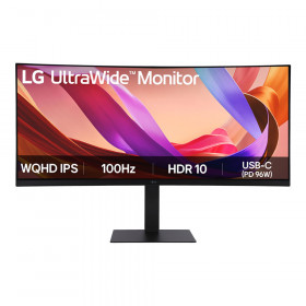 Monitor (จอมอนิเตอร์) LG 34U650A-B - 34 Inch IPS WQHD 100Hz Curved USB-C