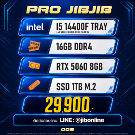 COMPUTER SET JIBJIB-009 I5-14400F / RTX5060 8GB / 16GB DDR4 / M.2 1TB