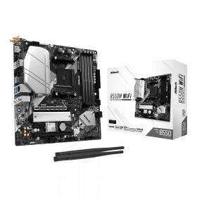 MAINBOARD (เมนบอร์ด) ASROCK B550M WIFI - AMD SOCKET AM4 DDR4 MICRO-ATX