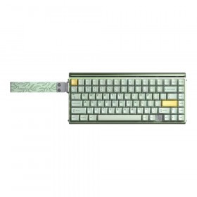 WIRELESS KEYBOARD (คีย์บอร์ดไร้สาย) AULA HERO 75 HE - SPIRITCLOUD MAGNETIC SWITCH RGB EN/TH GREEN