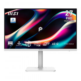 Monitor (จอมอนิเตอร์) MSI Pro MAX 271PHW E14 - 27 Inch IPS FHD 144Hz AMD FreeSync USB-C