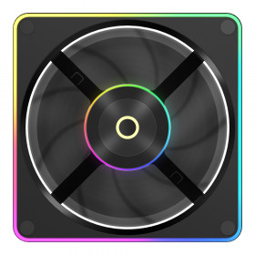 CASE FAN (พัดลมเคส) OCYPUS SIGMA F12 ARGB - 120MM ARGB PWM BLACK SIGMA-F12-BK1AM00X-GL