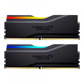 32GB (16GBx2) DDR5 6000MHz RAM (หน่วยความจำ) G.SKILL TRIDENT Z5 NEOX RGB DDR5 - AMD EXPO ULL / AMD EXPO CL28 MATTE BLACK F5-6000A2836G16GX2-TZ5NXRK