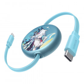 CHARGER CABLE (สายชาร์จ) UGREEN L531 USB-C TO USB-C 1M - PD100W RETRACTABLE HONKAI STAR RAIL EDITION 65904SR