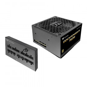 POWER SUPPLY (อุปกรณ์จ่ายไฟ) THERMALTAKE DOCKPOWER FI 750W - 750W 80 PLUS GOLD ATX BLACK