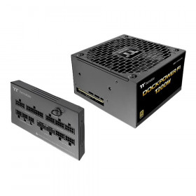 POWER SUPPLY (อุปกรณ์จ่ายไฟ) THERMALTAKE DOCKPOWER FI 1200W - 1200W 80 PLUS GOLD ATX BLACK
