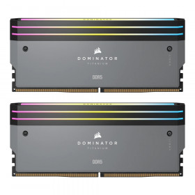 64GB (32GBx2) DDR5 6000MHz RAM (หน่วยความจำ) CORSAIR DOMINATOR TITANIUM RGB - AMD EXPO INTEL XMP CL30 BLACK CMP64GX5M2B6000Z30