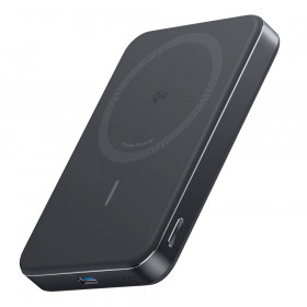 POWER BANK (พาวเวอร์แบงค์) ANKER A1664 MAGGO - 10000mAh WIRELESS BLACK A1664W11