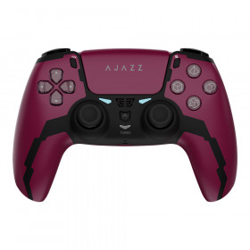 WIRELESS CONTROLLER (คอนโทรลเลอร์ไร้สาย) AJAZZ GP100PS - WIRE + BLUETOOTH RED GP100PS-W24BT-R