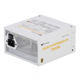 POWER SUPPLY (อุปกรณ์จ่ายไฟ) THERMALTAKE DOCKPOWER FI SNOW 750W - 750W 80 PLUS GOLD ATX WHITE