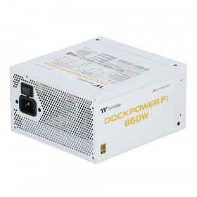 POWER SUPPLY (อุปกรณ์จ่ายไฟ) THERMALTAKE DOCKPOWER FI SNOW 850W - 850W 80 PLUS GOLD ATX WHITE
