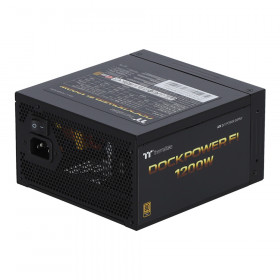 POWER SUPPLY (อุปกรณ์จ่ายไฟ) THERMALTAKE DOCKPOWER FI 1200W - 1200W 80 PLUS GOLD ATX BLACK
