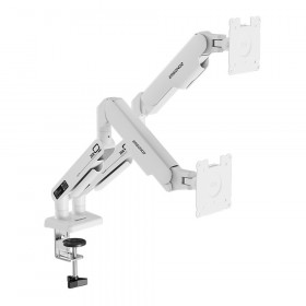 MONITOR ARM (ขาตั้งจอ) ERGONOZ ZEN-0 TWIN - WHITE EGN-ZEN-0-D-W