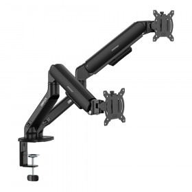 MONITOR ARM (ขาตั้งจอ) ERGONOZ ZIMPLEX TWIN - BLACK EGN-ZIMPLEX-D-B
