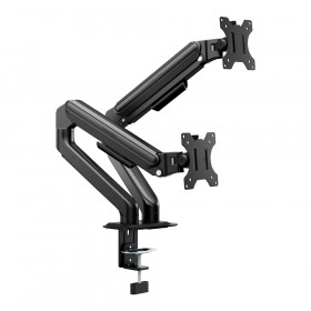 MONITOR ARM (ขาตั้งจอ) HUMANMOTION T680-2B - BLACK