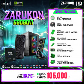 COMPUTER SET JIB ZARUKON-6909017 ULTRA 7 270K / RTX5080 16GB / B860 / DDR5 32GB / M.2 1TB