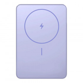 POWER BANK (พาวเวอร์แบงค์) XIAOMI SUPER SLIM MAGNETIC - 5000mAh PURPLE BHR08PJTH