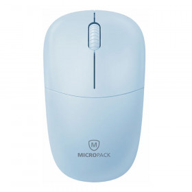 WIRELESS MOUSE (เมาส์ไร้สาย) MICROPACK WIRELESS MOUSE MP-712W (LIGHT BLUE)