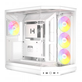 CASE (เคส) HYTE Y50 RGB - E-ATX SNOW WHITE