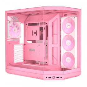 CASE (เคส) HYTE Y50 RGB - E-ATX STRAWBERRY MILK