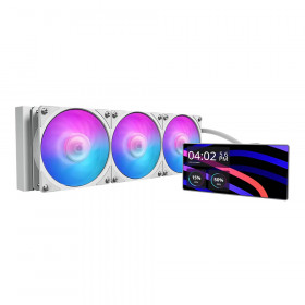 CPU LIQUID COOLER (ระบบระบายความร้อนด้วยน้ำ) COOLER MASTER MASTERLIQUID CORE LCD 6 INCH 360 ARGB - WHITE MLW-D36M-A24PA-LW
