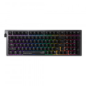 WIRELESS KEYBOARD (คีย์บอร์ดไร้สาย) ASUS ROG STRIX MORPH 96 WIRELESS - ROG NX STORM V2 SWITCH RGB EN BLACK
