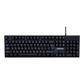 KEYBOARD (คีย์บอร์ด) NUBWO NK57 - RUBBER DOME SWITCH NON-BACKLIT EN/TH BLACK