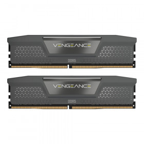 64GB (32GBx2) DDR5 5600MHz RAM (หน่วยความจำ) CORSAIR VENGEANCE DDR5 - AMD EXPO INTEL XMP CL40 GRAY CMK64GX5M2D5600Z40