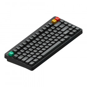 WIRELESS KEYBOARD (คีย์บอร์ดไร้สาย) NUPHY NODE 75 HIGH-PROFILE - RED MAX SWITCH RGB EN/TH INK GRAY N75M-G1-TH