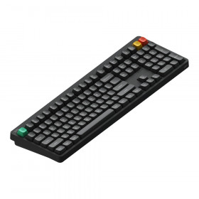 WIRELESS KEYBOARD (คีย์บอร์ดไร้สาย) NUPHY NODE 100 HIGH-PROFILE - BLUSH MAX SWITCH RGB EN/TH INK GRAY N100M-G4-TH