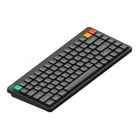 WIRELESS KEYBOARD (คีย์บอร์ดไร้สาย) NUPHY NODE 75 LOW-PROFILE - BLUSH NANO SWITCH RGB EN/TH INK GRAY N75N-G4-TH