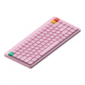 WIRELESS KEYBOARD (คีย์บอร์ดไร้สาย) NUPHY NODE 75 LOW-PROFILE - BLUSH NANO SWITCH RGB EN/TH LIGHT PINK N75N-P4-TH