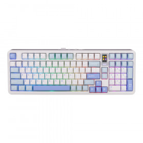 WIRELESS KEYBOARD (คีย์บอร์ดไร้สาย) EGA TYPE CMK11 - CREAMSICLE ORANGE SWITCH EN/TH RGB WHITE