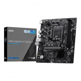 MAINBOARD (เมนบอร์ด) MSI PRO H610M-S DDR4 II - INTEL SOCKET 1700 DDR4 MICRO-ATX