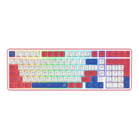 KEYBOARD (คีย์บอร์ด) SIGNO KB-735 ELENOSS - RUBBER DOME SWITCH RGB EN/TH WHITE-RED