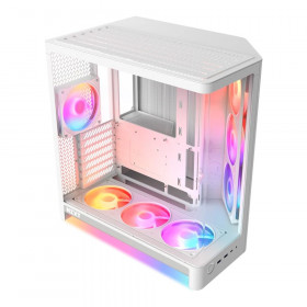 CASE (เคส) NZXT H6 RGB+ - ATX WHITE CC-H62FW-P1