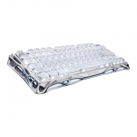 KEYBOARD (คีย์บอร์ด) GRAVASTAR MERCURY V75 - UFO HE SWITCHES RGB EN SILVER FROST