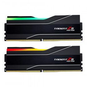 64GB (32GBx2) DDR5 6000MHz RAM (หน่วยความจำ) G.SKILL TRIDENT Z5 NEO RGB - AMD EXPO INTEL XMP CL30 MATTE BLACK F5-6000J3040G32GX2-TZ5NR