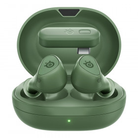TRUE WIRELESS HEADPHONE (หูฟังทรูไวร์เลส) STEELSERIES ARCTIS GAMEBUDS - 2.4GHz BLUETOOTH PC PLAYSTATION MATCHA