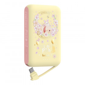 POWER BANK (พาวเวอร์แบงค์) BELKIN BOOSTCHARGE 10K WITH INTEGRATED CABLE DISNEY COLLECTION - 10000 mAh WINNIE THE POOH BPB021QCWP-DY