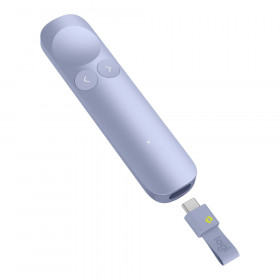 PRESENTATION REMOTE (รีโมตนำเสนอ) LOGITECH SPOTLIGHT 2 - ADVANCED PRESENTER WITH HAPTICS LIGHT LILAC