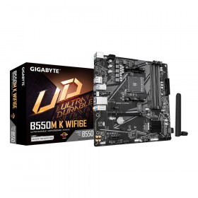 MAINBOARD (เมนบอร์ด) GIGABYTE B550M K WIFI6E (REV. 1.2) - AMD SOCKET AM4 DDR4 MICRO-ATX