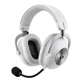 WIRELESS HEADSET (หูฟังไร้สาย) LOGITECH G PRO X3 LIGHTSPEED - 3.5 MM USB-A BLUETOOTH WHITE