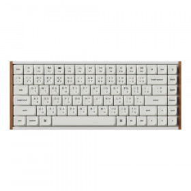 WIRELESS KEYBOARD (คีย์บอร์ดไร้สาย) KEYCHRON K3 HE - ULTRA-FAST LIME LOW-PROFILE MAGNETIC SWITCH RGB EN/TH WHITE K3H-Q1-TH