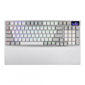 WIRELESS KEYBOARD (คีย์บอร์ดไร้สาย) ASUS ROG AZOTH 96 HE - ROG HFX V2 MAGNETIC SWITCH ROG HFX V2 MAGNETIC SWITCH RGB EN WHITE M902