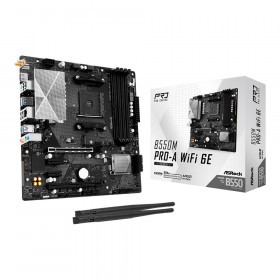 MAINBOARD (เมนบอร์ด) ASROCK B550M PRO-A WIFI 6E - AMD SOCKET AM4 DDR4 MICRO-ATX